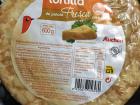Tortilla de patatas from the grocery store - they're sold pre-made, and you can microwave them