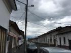 Walking around downtown Ibarra near the Parque Pedro Moncayo