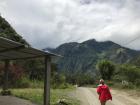 Hiking in the mountainous Highland region with my mom