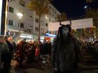 Spooky monsters and goblins walked in the parade 