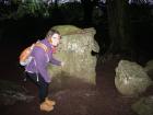 The witch stone at Blarney Castle 