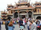 We found a temple festival happening when we got back to Tainan. Good thing the weather cleared up!