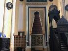 This is the inside of a mosque I visited with some friends in Constanta. 