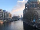 The Berliner Dom, a cathedral located along the Spree River 