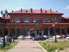 The word "gara" means train in Romanian. Here is the train station in Suceava!