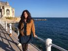 Here I am standing along the edge of the Black Sea in the Romanian city of Constanta. 