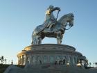 Statue of Chinggis Khan Outside of UB