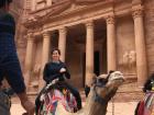 The camels were so tall that we were up 10 feet in the air and Kelly got a little scared dismounting, but it was mostly a blast!