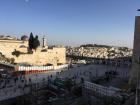 A wide shot of the Wailing Wall on Shabbat, the day of rest and worship for Jews