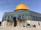 Dome of the Rock is a very important holy site in Islam because Muslims believe the prophet Muhammad started his Night Journey to God from here
