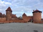 Malbork Castle, the largest brick castle in the world, finished around 1300.