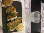 Oysters with a cheese filling is a famous seafood dish in Lisbon