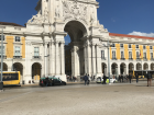 The commerce square in Lisbon, the most famous plaza in the city