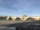 The famous Pont d'Avignon bridge