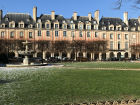 A typical Parisian apartment building