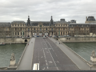 The balcony view of a Parisian apartment 