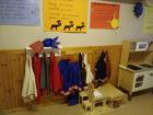How the Sami students hang up their winter gear before heading into their classroom 