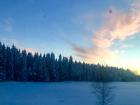 This was a gorgeous, frozen lake in Lapland 