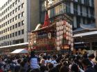 This is another photo of the car filled with lanterns for Gion Matsuri