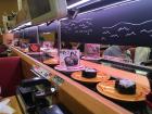 These are conveyor belt sushi places where you can eat two pieces of sushi for only one dollar