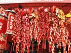 Traditionally, Chinese people light off fireworks to scare away bad spirits on New Year