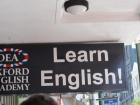 It is funny that you have to know English to read this sign!