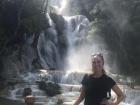 Kuang Si Waterfall - It's around 160 feet tall!