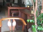 My new favorite cafe in Vientiane, it's called Cabana, and it has a lot of nature!