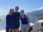 There are "miradores" (viewpoints) along the roads, and you can see Santa Cruz from this one!