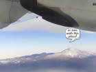 My roommate's Instagram story on her flight back to La Palma