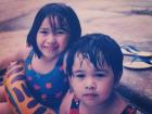 A swimming trip with my little sister, Kaneesia
