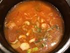 Kimchi stew warms you right up!