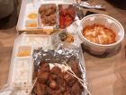 Fried chicken, soy garlic, yangnyeom chicken and ddeokbokki