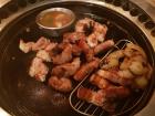 One of my favorite Korean foods, grilled Korean-style pork belly