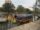 Colorful boat in Ayutthaya