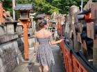 Fushimi Inari shrine has hundreds of holy gates