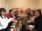 Okonomiyaki party in the city
