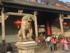 The very ornate front porch of the Chen Clan Academy