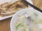 Juk or congee is a rice porridge