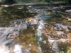 A stream with carvings at Phnom Kulen