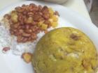 Mofongo with rice and beans