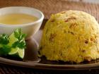 Mofongo with lime and oil