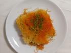 Kanafeh, a dessert made with cheese