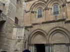 Outside the Church of the Holy Sepulchre