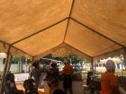 The fufu restaurant near me is just a few tables under a tent