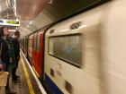 The subway in London, also known as "the Tube"
