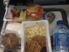 Airplane food is always hit-or-miss, but this breakfast was pretty tasty on the way to Chicago
