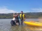 My friends and I went kayaking for the first time in Australia