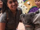 I'm not just meeting Australians, but also koalas too