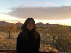 Right when the sun rose, I could see all of Kata Tjuta